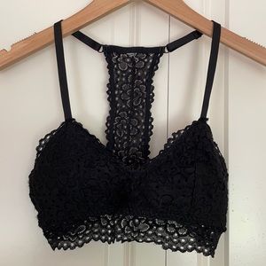 Black Lace Bralette Size S
